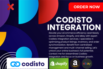 do codisto integration for amazon, shopify, and ebay