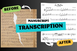transform your score into digitalized sheet music