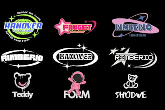 design a simple urban logo streetwear clothing brand or y2k