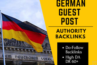 create german backlinks on da 50 authority german guest post sites