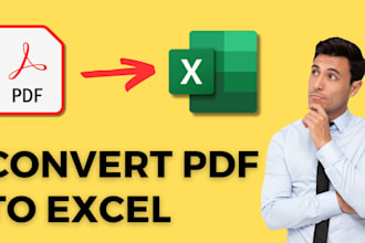 convert pdf to excel