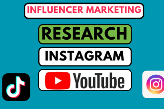 find influencers from instagram, tiktok and youtube