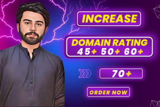 increase dr domain rating to 60 plus guaranteed