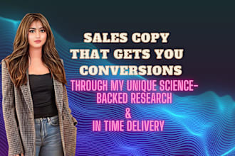 write a highly converting sales copy for landing page and website