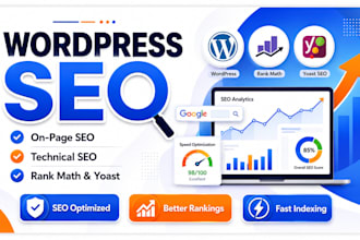 fix wordpress on page and technical SEO issues