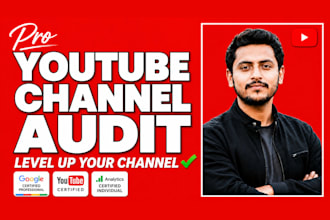 do a professional youtube channel audit and review for growth and performance
