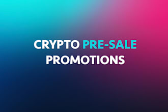 crypto project promotions and marketing