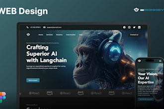 design a professional UX UI for your website or app in figma