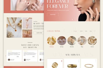 build jewelry website necklace fashion dropshipping ring jewelry shopify store