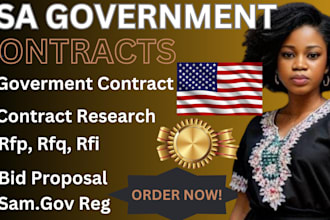 research USA government contract bid proposal rfp rfq rfi grant writing