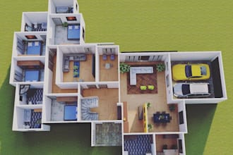 create  3d floor plan, interior , exterior