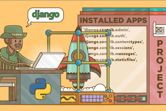 create django web app on local or AWS