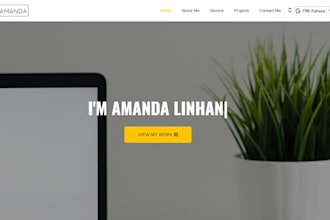 develop a custom laravel website with bootstrap and full SEO