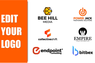 fix, redesign, modify, edit, and vectorize logo or any graphic design
