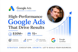 be your google ads manager, for larger budgets or complex accounts