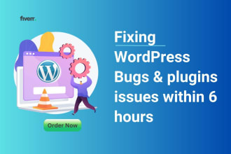 fix wordpress bugs, plugin issues, and wordpress fatal error