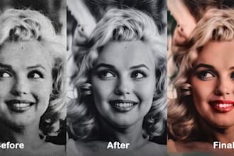 upscale restore ai image enhance unblur and denoise
