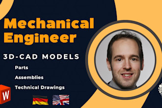 do 3d modeling and technical drawings using solidworks