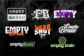 design a simple and amazing streetwear logo y2k, edgy, urban
