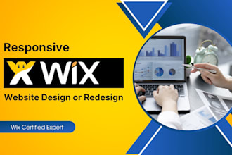 design wix website or redesign wix website, wix online store and wix SEO expert