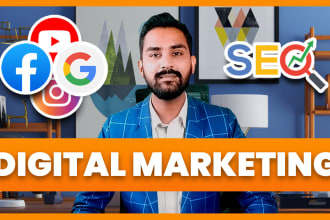 be your digital marketing manager, ecommerce marketing plan, strategy expert