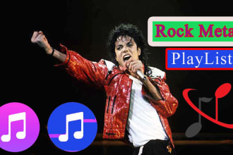 do organic rock metal music playlist promotion