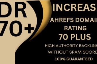 skyrocket increase DR 70 plus