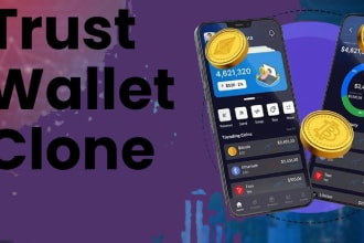 create wallet app, custom wallet app, trust wallet clone, crypto wallet app