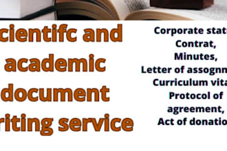 write all your legal document