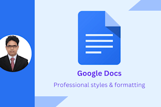 recreate or format document on google docs