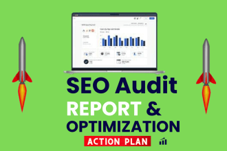 do seo audit, with action plan and technical analysis