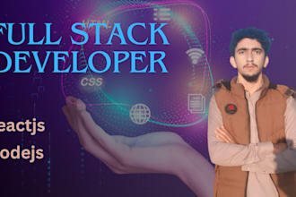 create web apps in react js, node js, express js,  and mongodb