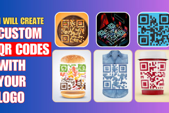 create a qr code with your logo for your website or brands