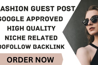 do fashion guest post on high da and traffic website
