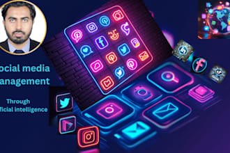 use artificial intelligence for  social media management