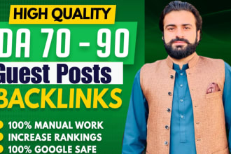 write and publish guest posts on da 90 plus websites high quality seo backlinks
