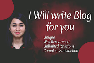 write for your blog or website