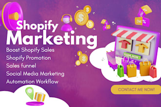 shopify store promotion ecommerce shopify marketing boost shopify sales funnel