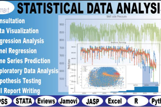 do statistical data analysis with r studio, python, spss and stata