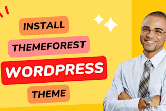 install and customize themeforest wordpress theme