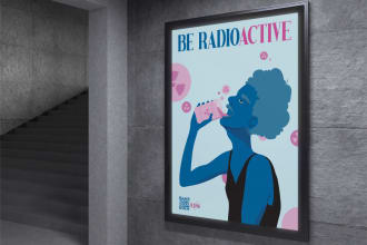 design a poster for your brand, shop, event, band or team