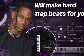 make a exclusive trap beat  professionally for you