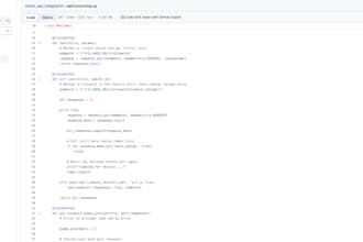 create or modify your API