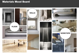 create beautiful interior design mood board