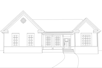 draw vector line of your house or bulding