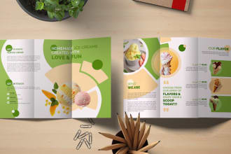 design business brochure, bifold, trifold brochure, pamphlet, product brochure