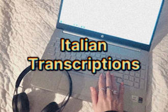 transcribe your italian audio or video