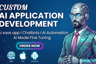 develop ai saas app, ai chatbot and ai integration