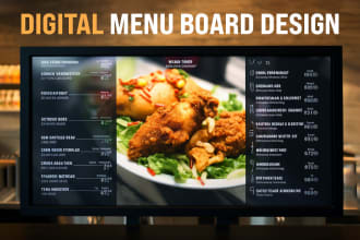 revamp your restaurant with captivating digital menu board designs