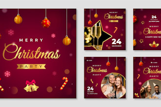 create jingle bell flyer desing for your chrismas